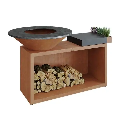 Handla nu OFYR Island Corten 100 CD Grillbord